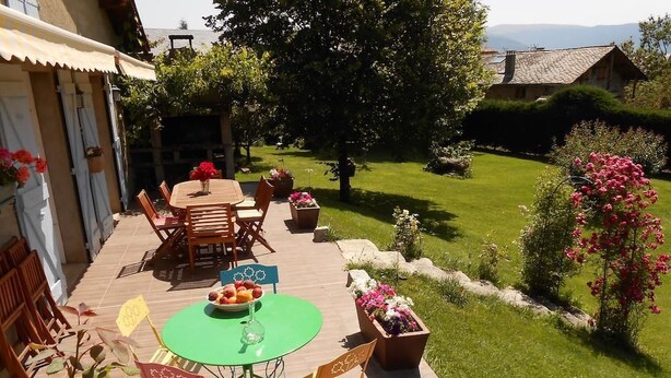 Terrace/patio - Chambres d'Hotes Al Camp d'Espalougues (Ur)