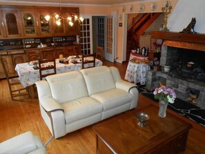 Sala de estar en el lobby