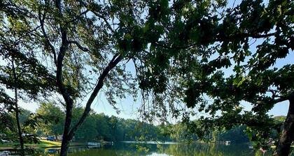 Beautiful Lake Views at this Lake Front Camper on Private 25 Acre Lake