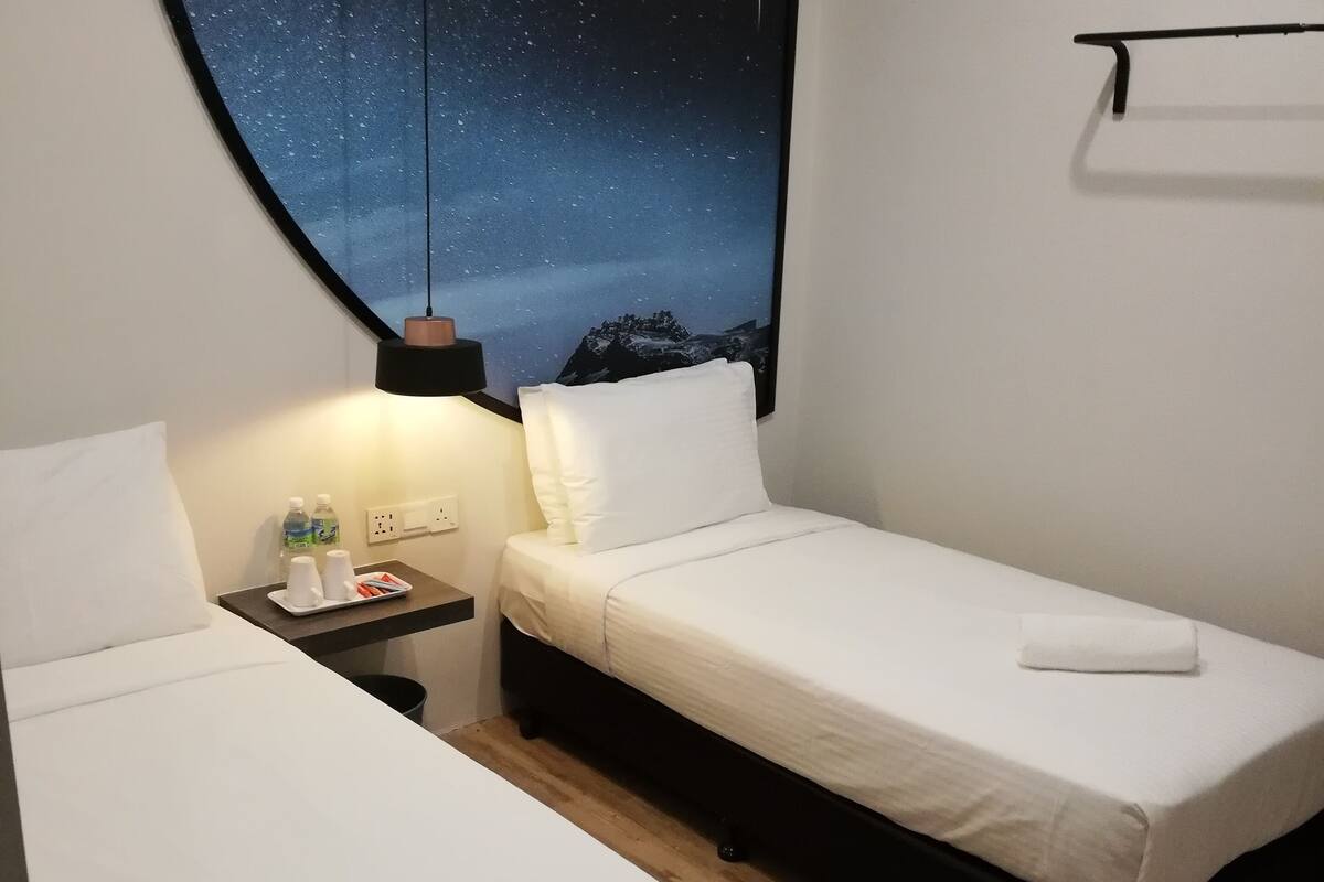 Zweibettzimmer | Kostenloses WLAN, Bettwäsche