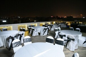 Área externa para casamento