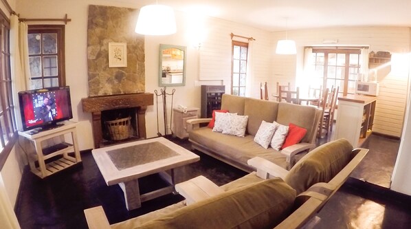 Family Cabin (up to 8 Guests) | Living area