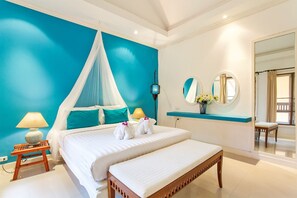 3-Bedroom Royal Villa Private Pool 105 | Individually decorated, laptop workspace, blackout curtains, free WiFi - Naka Villas (Kamala)