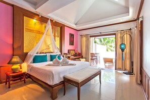 3-Bedroom Royal Villa Private Pool 105 | Décoration personnalisée, espace de travail pour ordinateur portable