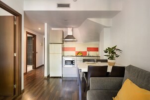 Duplex, 2 Bedrooms, Terrace (4 people) | Living area | Flat-screen TV