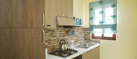 Private kitchen | Fridge, microwave, oven, stovetop