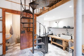Duplex | Private kitchenette - Florence Oltrarno Duplex Apartment (Florence)
