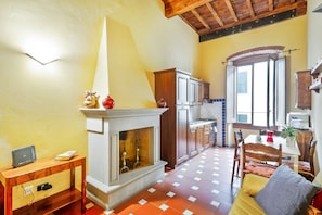 Apartment, 1 Bedroom | Living area | Flat-screen TV - San Lorenzo Wooden Loft (Florence)