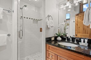 Shower, hair dryer
