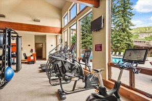 Fitness facility - 1 Bdrm and Loft, 2 BA Steps to the slopes & Base Village, Stonebridge Condo 726 (Snowmass Village)