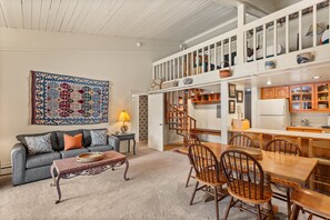 Fireplace, DVD player, books, video library - 1 Bdrm and Loft, 2 BA Steps to the slopes & Base Village, Stonebridge Condo 726 (Snowmass Village)