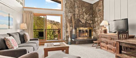 Kamin, Bücher, Videothek