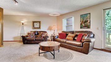 Fernseher, Kamin, DVD-Player