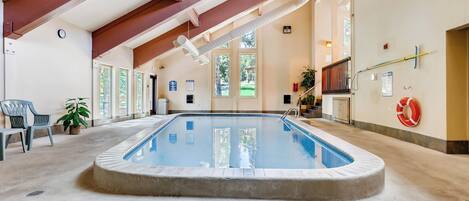 Indendørs pool, opvarmet pool