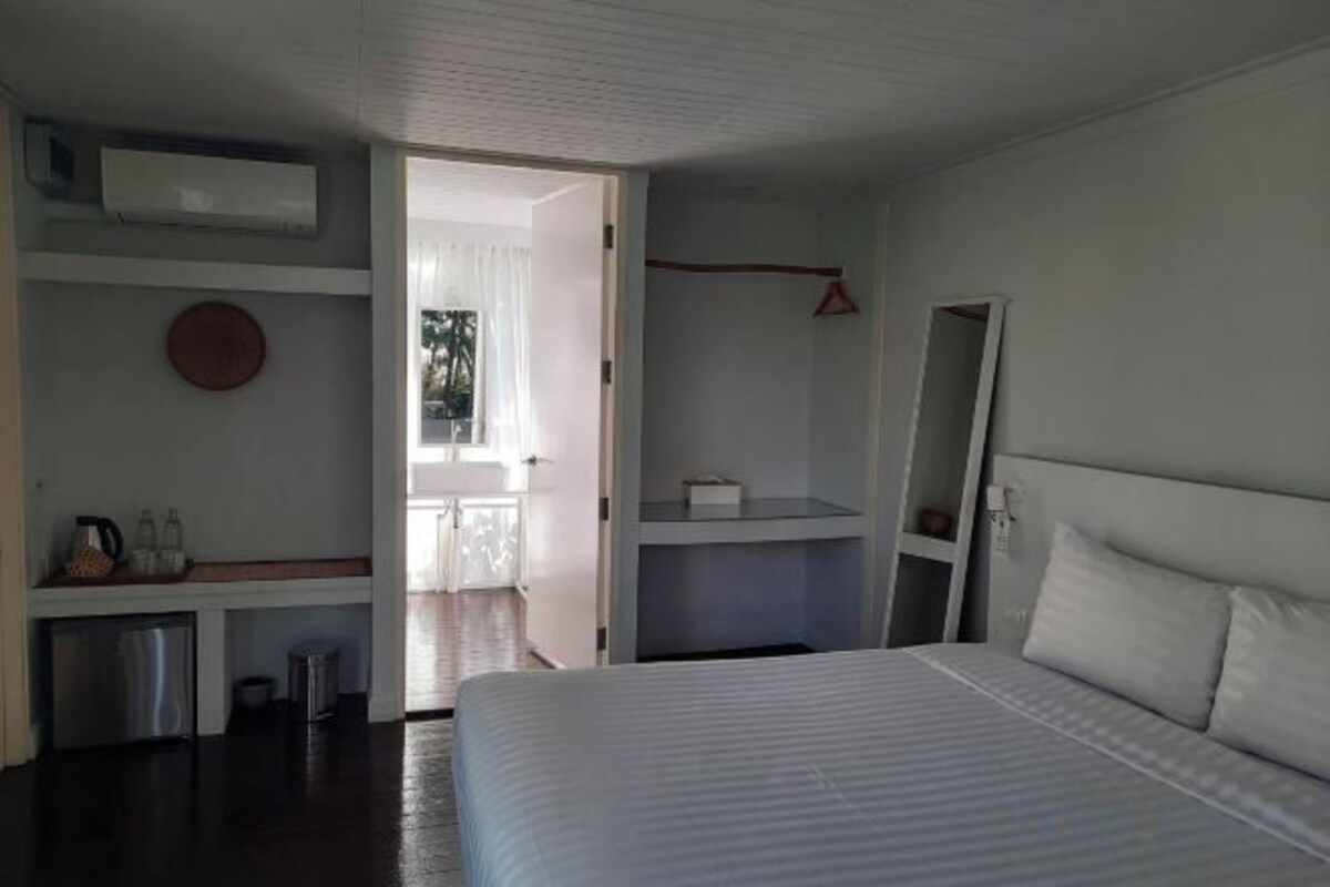 Blackout curtains, iron/ironing board (on request), free WiFi