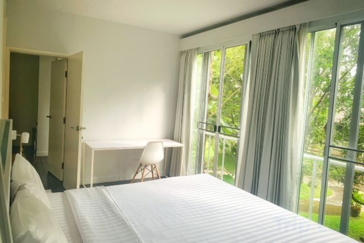 Blackout curtains, iron/ironing board (on request), free WiFi