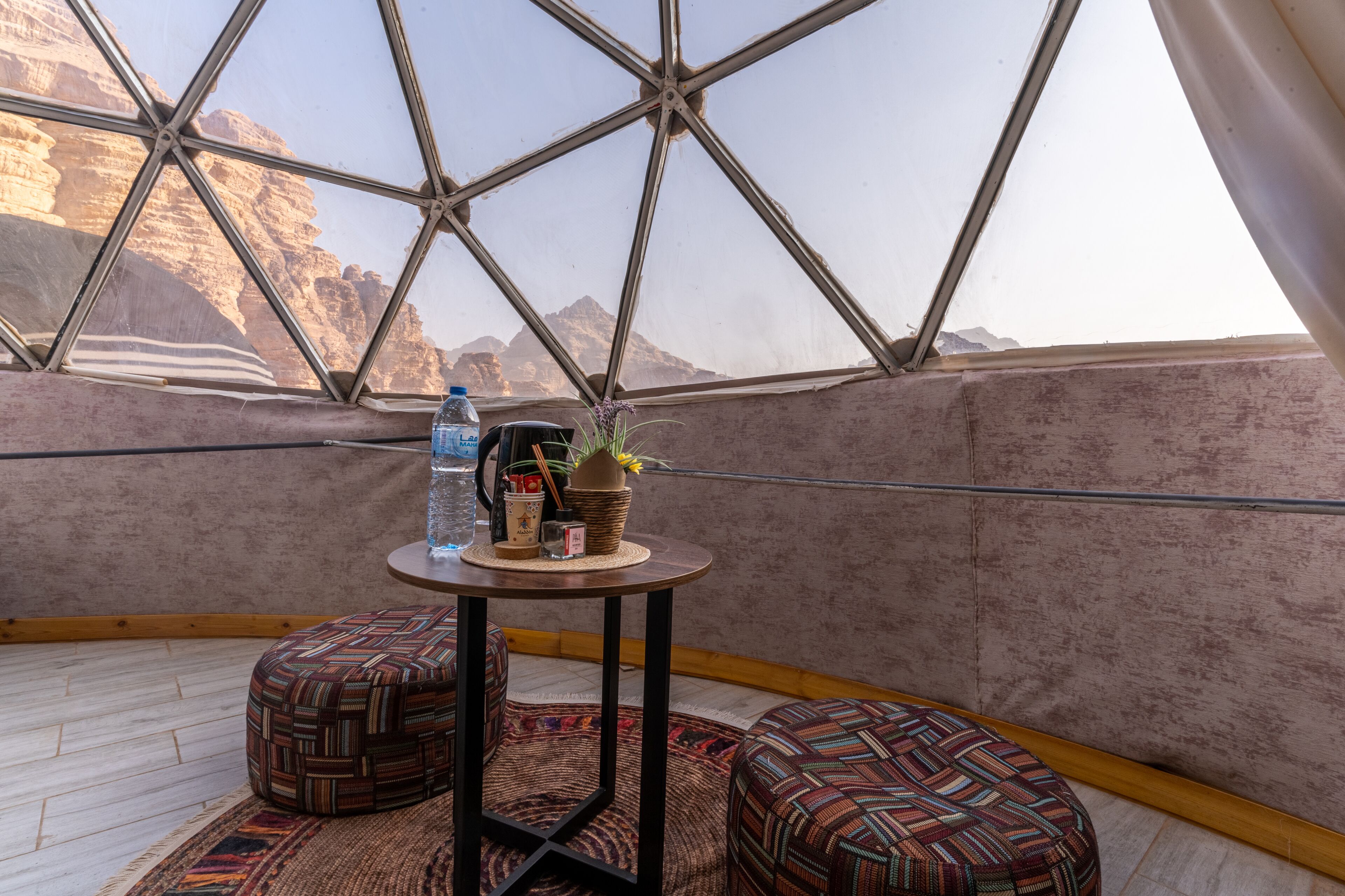Panoramic Tent | Egyptian cotton sheets, premium bedding, down comforters