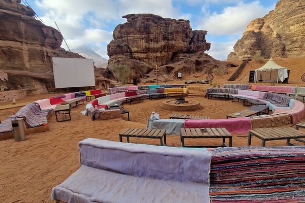 Sitteområde i lobbyen