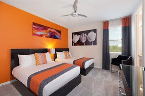 8 bedrooms, desk, iron/ironing board, travel crib - Grand Villa w Wizard & Volcano Theme BRs, Theater, Arcade, Game Loft, Near Parks (KIssimmee)
