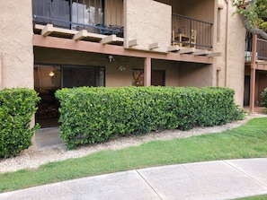 Exterior detail - PSP Dream Stay -  Large 2 bdm 2 bth condo- pickleball, tennis, all amenities  (Palm Springs)