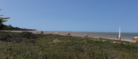 En la playa