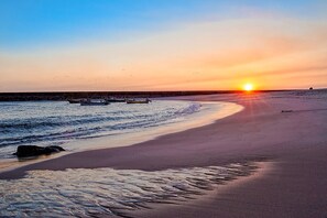 Na praia 