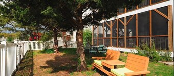 Canal Front Home w/ Dock & Fence.  5 Min walk to the beach!  Pet Friendly w/fee