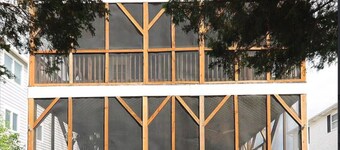 Canal Front Home w/ Dock & Fence.  5 Min walk to the beach!  Pet Friendly w/fee