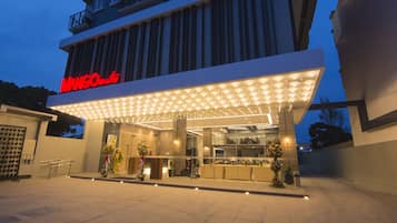 Front of property - evening/night