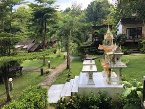 Blick auf den Garten