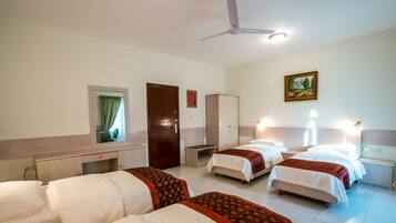 Free WiFi, bed sheets