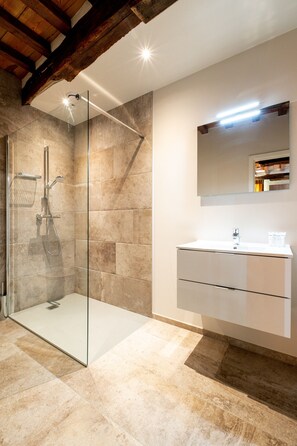 Habitación básica doble (two) | Ducha del cuarto de baño