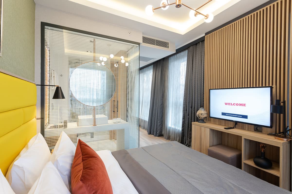 Suite | 1 camera, biancheria da letto di alta qualità, minibar