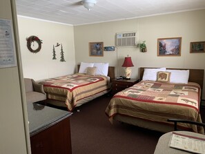 Standard Room, 2 Double Beds (Motel Room 17) | Individually decorated, individually furnished, free WiFi, bed sheets