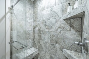 Bathtub, hair dryer, towels