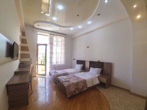 Lakens van Egyptisch katoen, luxe beddengoed, donsdekens, een minibar