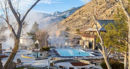 Uusia vuosia Lake Tahoe, hiihto ja kuuma kevät