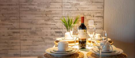 Mini-fridge, microwave, stovetop, dishwasher