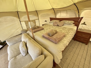 Tenda, 1 Tempat Tidur King, patio, pemandangan samudra (Seacroft Lotus Belle) | Didekorasi berbeda-beda dan dilengkapi dengan perabotan berbeda-beda