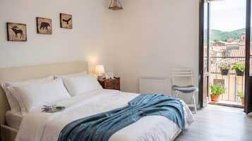 2 Schlafzimmer, Reisekinderbett, kostenloses WLAN, Bettwäsche