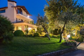 Front of property – evening/night