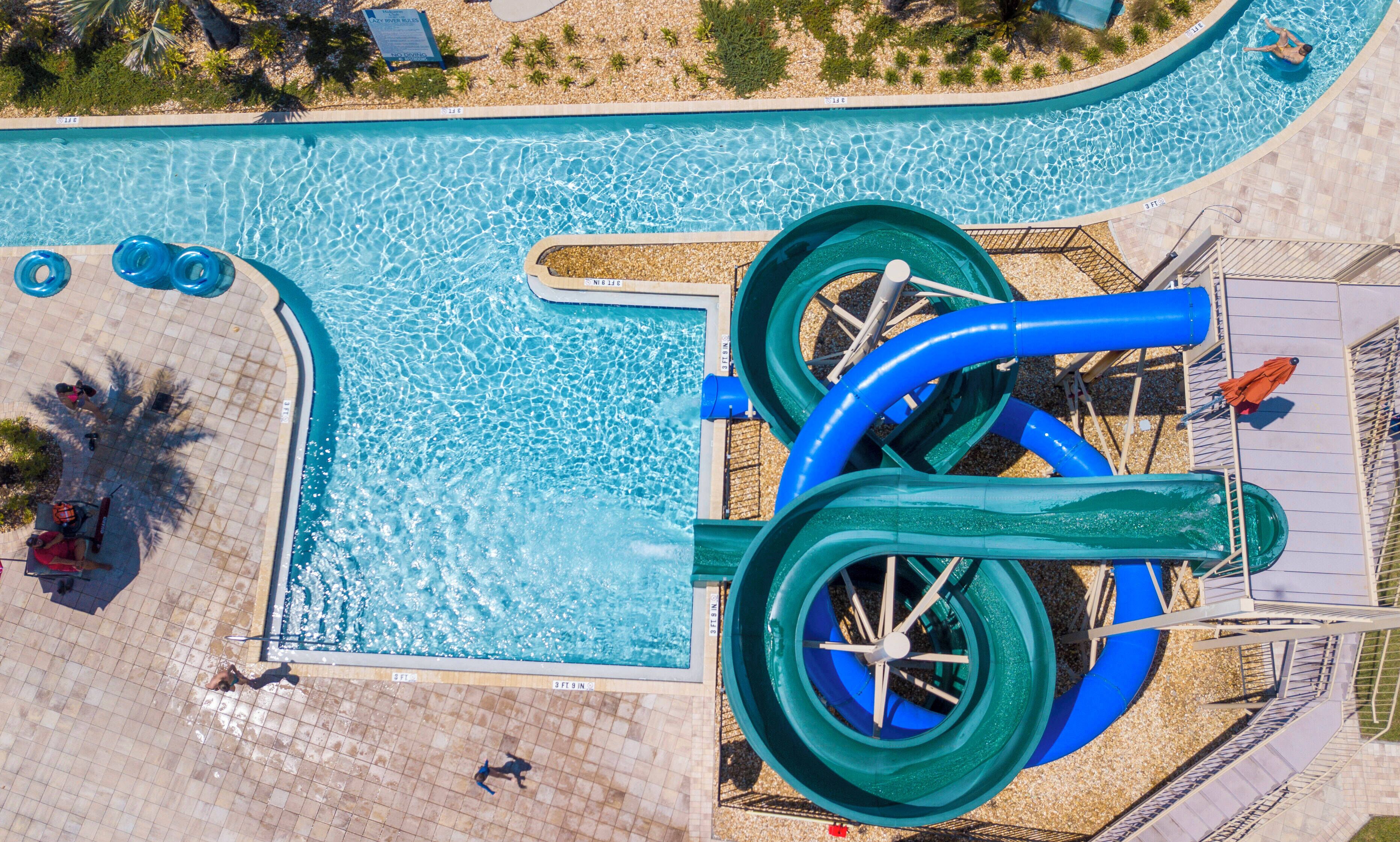 Una piscina riscaldata