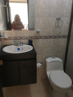 Towels, soap, toilet paper