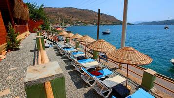 Private beach