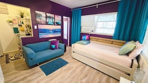 1 chambre, bureau, fer et planche à repasser, Wi-Fi gratuit