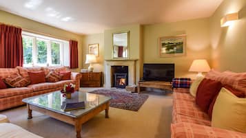 TV, fireplace, DVD player, stereo