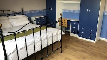 Individually decorated, individually furnished, blackout drapes