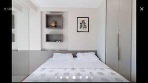 2 dormitorios, tabla de planchar con plancha, wifi y ropa de cama