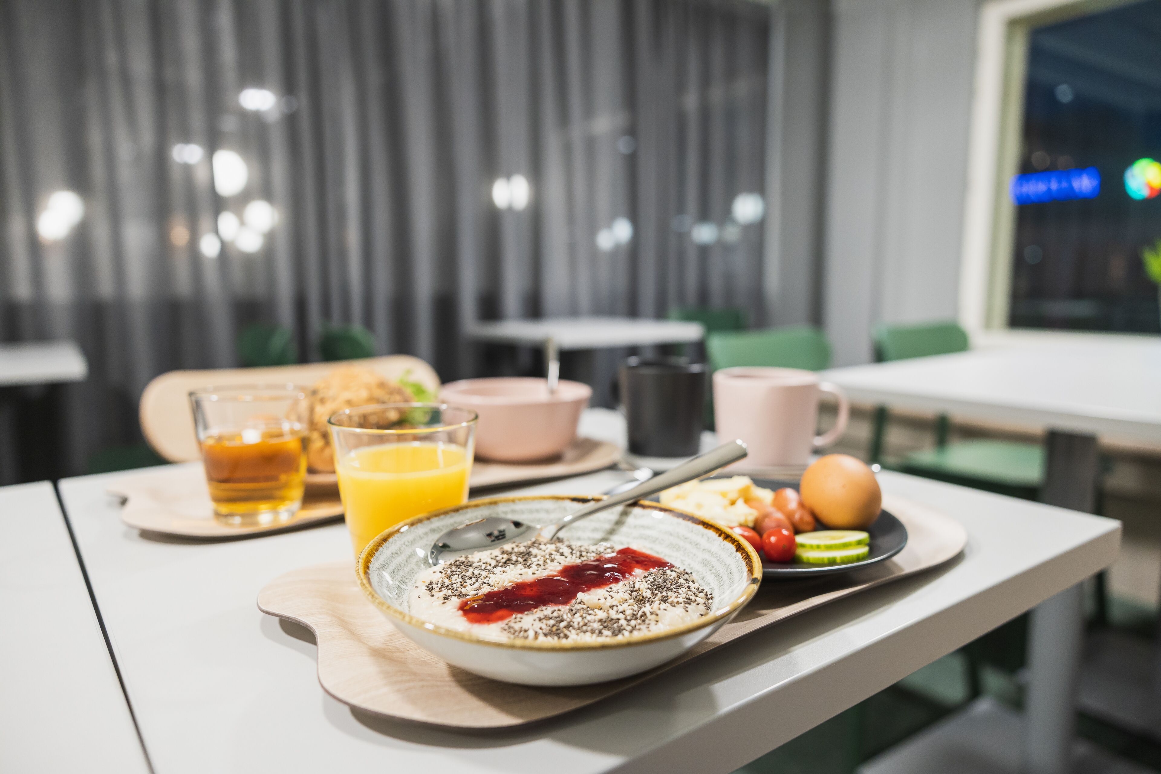 daily buffet breakfast (eur 12 per person)