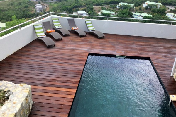 Pool and Sun Deck - you can see for miles, west, north and east!